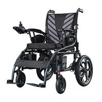 LMEIL Folding Electric Wheelchair Lightweight Scooter Detachable Pedal Supports 360 lbs Aircraft Grade Aluminum Alloy Frame for The Elderly Disabled