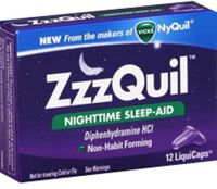 ZzzQuil Nighttime Sleep-Aid, LiquiCaps 12 ea (Pack of 6)