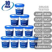 MiCare [10pk] - 12-Panel Multi Drug Test Cup (AMP/BAR/BUP/BZO/COC/mAMP/MDMA/MOP/MTD/OXY/PCP/THC with A3) #MI-TDOA-6125A3