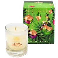 Luxurious Merry Christmas Elf Pure Soy Candle Made in England - Great Britian