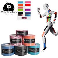 Kinesiology Tape (5m Uncut Roll) – Best Latex Free, Water Resistant Tape for Muscles & Joints – Perfect for Any Activity – Easy to Apply/Use, Works Great (Red)