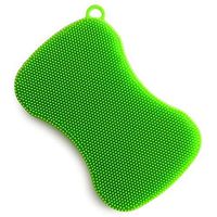 Norpro 1090 Silicone Bowtie Dish Brush, Green
