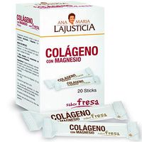 ANA MARIA LAJUSTICIA COLAGENO con MAGNESIO sabor fresa 20sticks