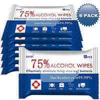 Wet Wipes, Disinfectant Wipes Cleaning Wet Wipes for Hand Home House (6 Packs, 60 Wipes)