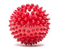 Pro-Tec Athletics High Density Spiky Massage Ball, Red