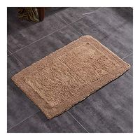 GHHZZQ Bathtub Mat Non-Slip Bathroom Rugs Strong Water Absorption Superfine Fiber Foot Pad Household, 18 Colors, 3 Specifications, 1 cm Thick (Color : R, Size : 50x80cm)