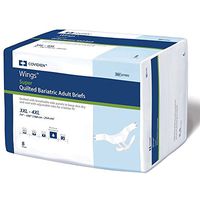 Wings Super Quilted Breathable Briefs, Bariatric, 3XL/4XL, Case/32 (4/8s)