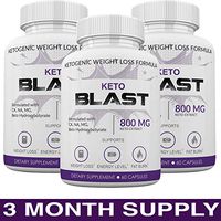 Keto Blast Labs - Ketogenic Weight Loss Formula - 120 Capsules - 180 Days - 3 Month Supply