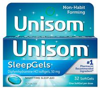 Unisom SleepGels Nighttime Sleep Aid - 32 Softgels