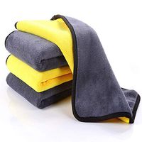 Microfiber Cleaning Cloths 4 Pack Professional Grade Premium Microfiber Towels for Cars Wash Drying Polishing Waxing Cleaning (12 x 12in)