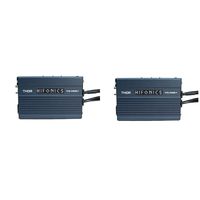 Hifonics Thor Compact 350 Watt 4 Channel Marine Audio Amplifier (2 Pack)