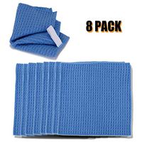 Microfiber Cleaning Cloths 15.5x13.5cm-for Eyeglasses, Sunglasses, Camera Lenses, Computer Screens, televisions and telescopes 8 Pack