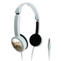 GRAPHICS & MORE Tractor on The Farm Novelty Travel Portable On-Ear Foldable Headphones