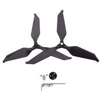 Littleice DJI Phantom 4/PRO 1 Pairs/2 Pairs Low-Noise 9455S Advanced Full Carbon Fiber Propellers 3-Blade (2PC)