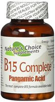 B15 Complete Extra Strength, Pangamic Acid, 500mg 90 Capsules