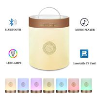 Quran/Koran Bluetooth Speaker, Smart Table Lamp Touch Portable Lighting Color Changing Church Spiritual Religionary Islam LED Light for Bedrooms Living Room