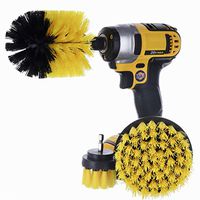 SuperPOWER Bathroom Kit - Cordless Cleaning Drill Brush Attachment