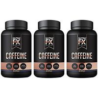 FX Supplements Caffeine Pills - 200mg, 200 Count (3-Pack)