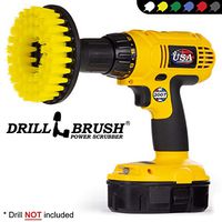Cleaning Supplies – Bathroom Accessories - Drill Brush - Shower Cleaner - Bath Mat - Shower Curtain - 5-inch Flat Scrub Brush - Shower Doors - Grout Cleaner - Bathtub, Shower, Toilet, Bidet, Flooring
