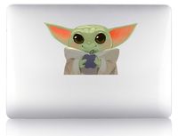 ASaBee Green Baby Alien Apple MacBook Air/Pro/Retina 13/15/17 Vinyl Sticker Skin Decal Cover