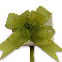 4" Old Willow Sheer Fabric Butterfly Bow | Quantity: 50
