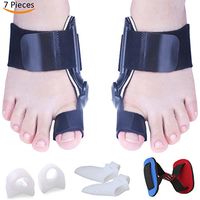 Bunion Corrector Relief Protector Kit, Bunion Splints, Toe Separator Spacers, Hammer Toe Straightener, Bunion Brace Cushion Pad for Hallux Valgus, Big Toe Joint, Day& Night Support for Men Women
