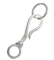 2 sets Sterling Silver Clasp Set with Movable Ring | 20mm Elegant S Hook Connector for Jewelry Making SS260