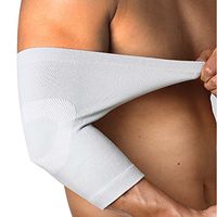 COYUE Compression Support Elbow Sleeves (1 Pair) for Tennis Elbow, Golfers Elbow, Tendonitis, Arthritis, Weightlifting, Joint Pain Relief, Injury Recovery - Elbow Sleeves for Men and Women