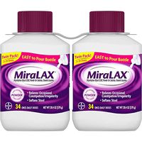MiraLAX Powder 2Pack ((34 Does )20.4 oz Each ) Xk^EgFX