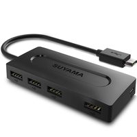 SUYAMA USB OTG Adapter for Fire TV Stick 4K,All-New Fire TV (2017) - Micro USB HUB Adaptor with Power Supply