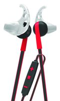 Tzumi Bluetooth Wireless Stereo ProBuds Sports Earbuds - Rechargeable Wireless Headphones with Powerful Bass - Built in High Definition Microphone and Remote Music Control - Red