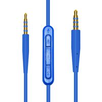 Replacement Audio Cable Cord Wire Compatible Bose On-Ear 2/OE2/OE2i/QC25/QC35/Soundlink/SoundTrue Headphones (Blue)