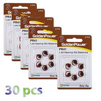 Exian Hearing Aid Zinc Air 1.4V Battery PR41 PK/30