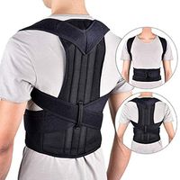 Gotian Men's Women's Posture Corrector Comfortable Back Support Brace Shoulders and Upper Back to Proper Position (S)