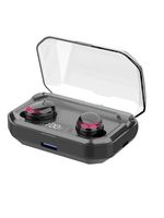 Usunlight Wireless 5.0 Bluetooth Earbuds, IPX8 Waterproof Earbuds, 6D Surround Stereo Lossless Sound, Intelligent Touch Control, 3000mAh Charging Box with LED Battery Display, 140H PlaytTime, Fashion.