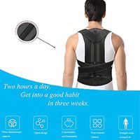 Back Support Posture Corrector Back Brace Improves Posture and Provides for Lower and Upper Back Pain Men and Women (M)