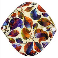 Gotian Reusable Bamboo Cloth Washable Menstrual Pad Mama Sanitary Towel Pad ~ High Quality Soft and Absorbent Fiber for a Stay Dry Feel ~ (K)