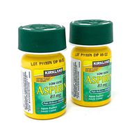 Low Dose Aspirin, 1 Bottle - 365-Count Enteric Coated Tablets 81 mg Each - 2 Pack