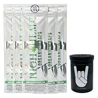 Herb Airtight Container Fresh Kettle with Organic Natural Hemp Wraps Vegan Non-GMO 5 Count DC Crafts Nation - Metal