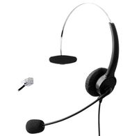 Comdio CH601A1 Corded Call Center Headset Headphone with Mic for Telephone IP Phones Avaya 1416 2420 Aastra 6757i Mitel 5330 Allworx Polycom ShoreTel IP230 NEC Aspire DT300 DSX