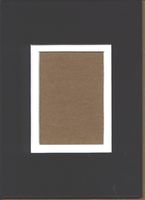 Pack of 10 5x7 Black & White Double Picture Mats with White Core Bevel Cut for 2.5 X 3.5 Aceo or Sport Card