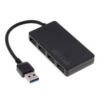 External 4-Port USB 3.0 HUB Bus Powered Adapter for Mac,Raspberry Pi,HDD Black