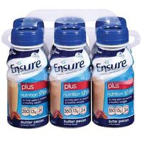Ensure Plus Nutrition Shake, 8 fl oz, Butter Pecan 6 ea