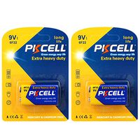 Replaced Battery for thermometers 9V Carbon Zinc Batteries for Smoke detectors 2 Pack 6f22