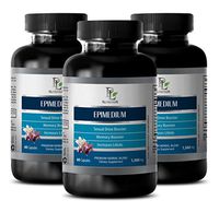 Enhancement All - EPIMEDIUM 1560MG - Horny Goat Weed Instant - 3 Bottles (180 Capsules)
