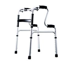 LBYMYB Elderly Walker Walker Can Help Get Up and Lower Limb Training Without Pulley Four-Legged Chair Wheelchair (Color : A)