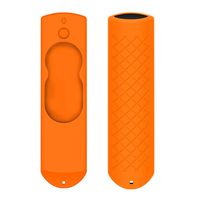  Orcbee  _Anti Slip Silicone Protective Case Cover for Amazon Fire TV Voice Remote 5.9Inch for Amazon Fire TV Stick Remote (Orange)