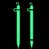 ZALU Silicone Case Set Sleeve Skin Pocket Cover Accessories Compatible for Apple Pencil, Soft Grip Pouch with Charging Cap Holder and Protective Nib Cover (Night Glow)