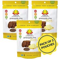 Amrita Foods - Top 9 Allergy Free, Pineapple Chia High Protein Bites, Non-GMO