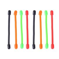Lheng Diameter 4mm/0.15″ Length 3-Inch Gear Tie Reusable Rubber Twist Tie Cable Wire Gear tie 4 Colors 8Pcs